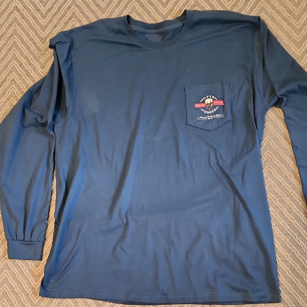 Men's Blue Long Sleeve Shirt